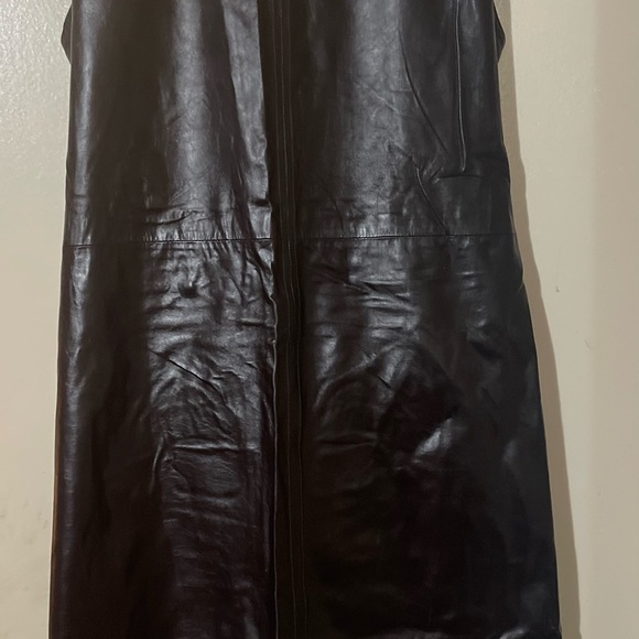 Helmut Lang black leather dress. Brand new with tags - Picture 3 of 5
